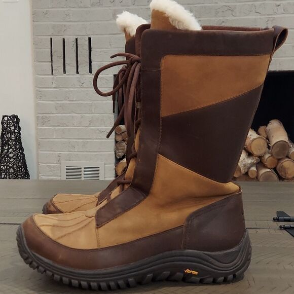 Ugg Mixon Chestnut Waterproof Winter Boots Sz 11 - Picture 2 of 11